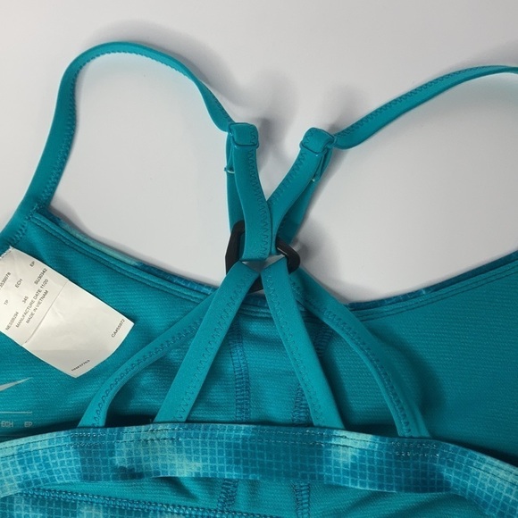 NWT Nike stretch cross back Strappy adjustable bra size XS - Picture 8 of 8